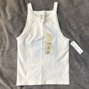 No Boundaries Classic White Tank Top